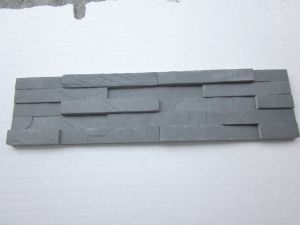 Black Split Face Stone Panels 600x150mm