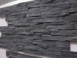 Black slate Ledgestone Panel veneer Walling stein cheap price