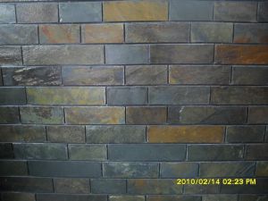 Cheap Black Slate Culture Stone Tile for House Cladding Panels Exterior Wall