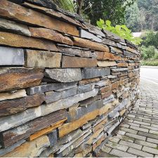 interior & exterior wall decoration ledge stone panel tile outdoor stacked stone for garden fireplace siding panel