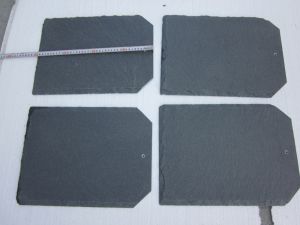 Dark black slate roof china roofing slate