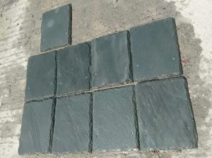 China Factory Direct Sales Cheap Natural Rectangle Green Slate Roof Slate Tile