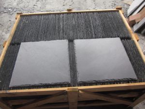 Chiseled Edge Roofing Slate black