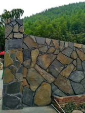 cheap natural slate paving outdoor rusty slate tiles for wall and floor