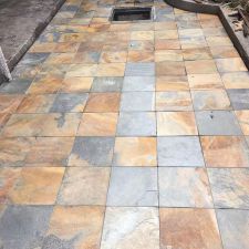 slate tile/ground paving