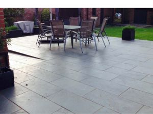 Jiujiang SLATE natural stone courtyard outdoor floor tile background wall brick art stone paving